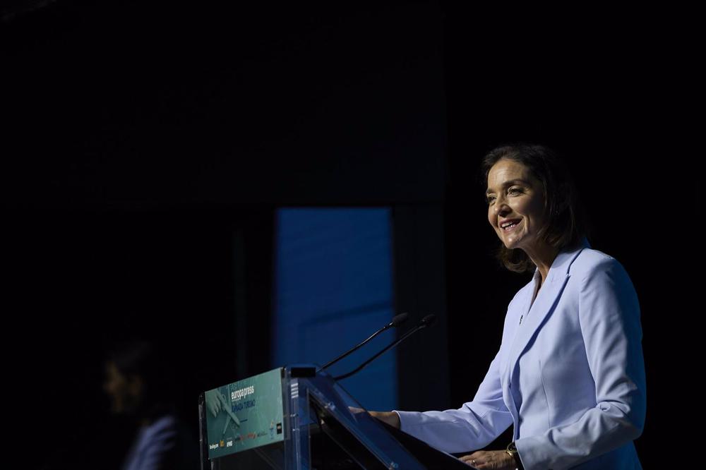 La ministra de Industria, Comercio y Turismo, Reyes Maroto, interviene en la I Jornada de Turismo de Europa Press La