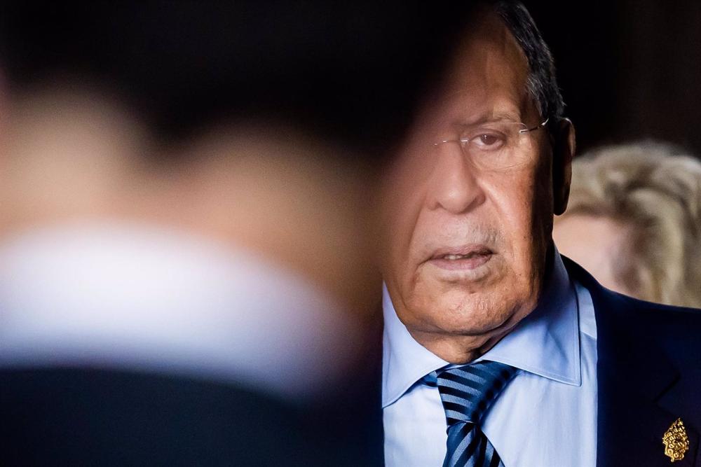 Ministro dos Negócios Estrangeiros russo Sergei Lavrov Ministro