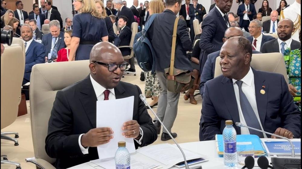 The Prime Minister of the Democratic Republic of the Congo, Jean-Michel Sama Lukonde The