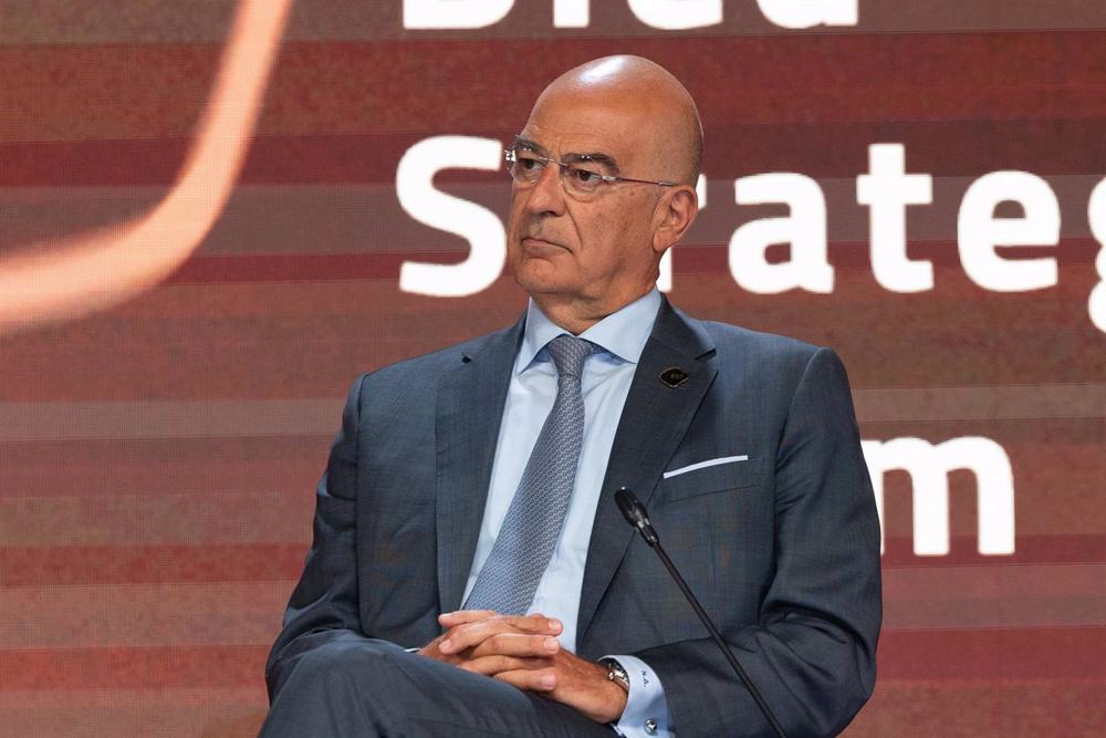 Archivio - Il ministro degli Esteri greco Nikos Dendias Archivio