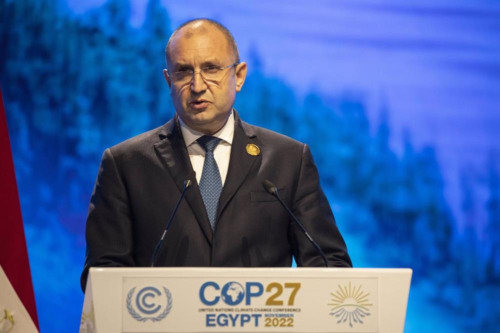 Il presidente bulgaro Rumen Radev. Il