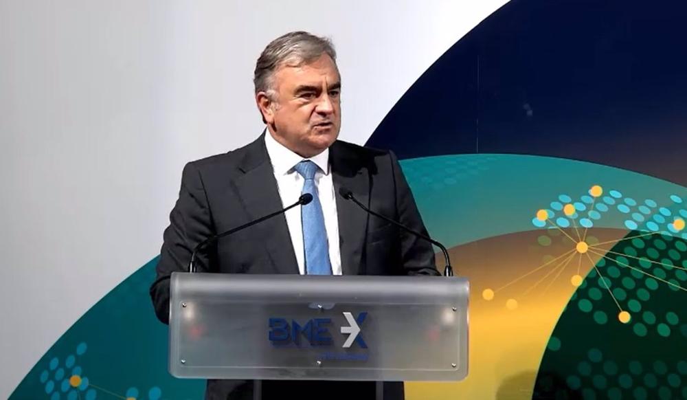 Archivo - El consejero delegado de BME, Javier Hernani, en el Foro Latibex Archivo