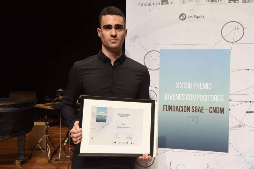 José Luis Valdivia Arias gana el XXXIII Premio Jóvenes Compositores 2022 Fundación SGAE-CNDM José