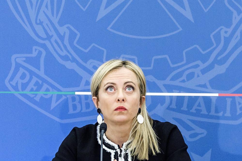 La primera ministra de Italia, Giorgia Meloni La