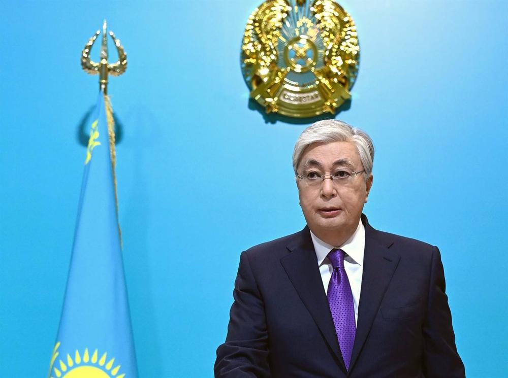 Il Presidente del Kazakistan, Kasim Yomart Tokayev Il