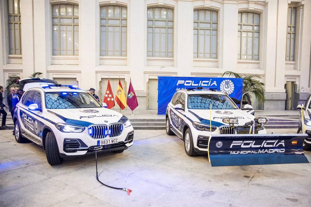 Vehículos de BMW incorporados a la flota de la Policía Municipal de Madrid. Vehículos