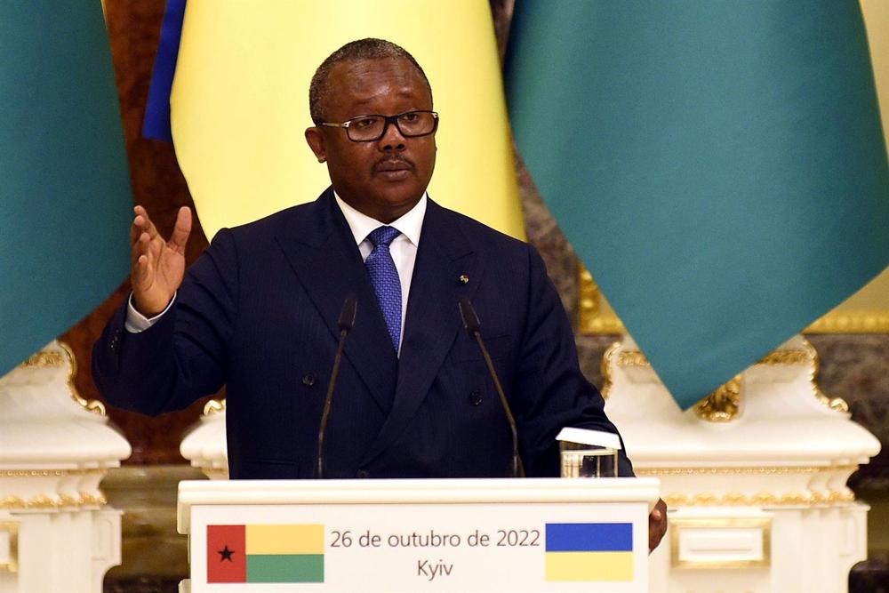 Il Presidente della Guinea Bissau Umaro Sissoco Embaló in visita in Ucraina in occasione dell'invasione russa. Il