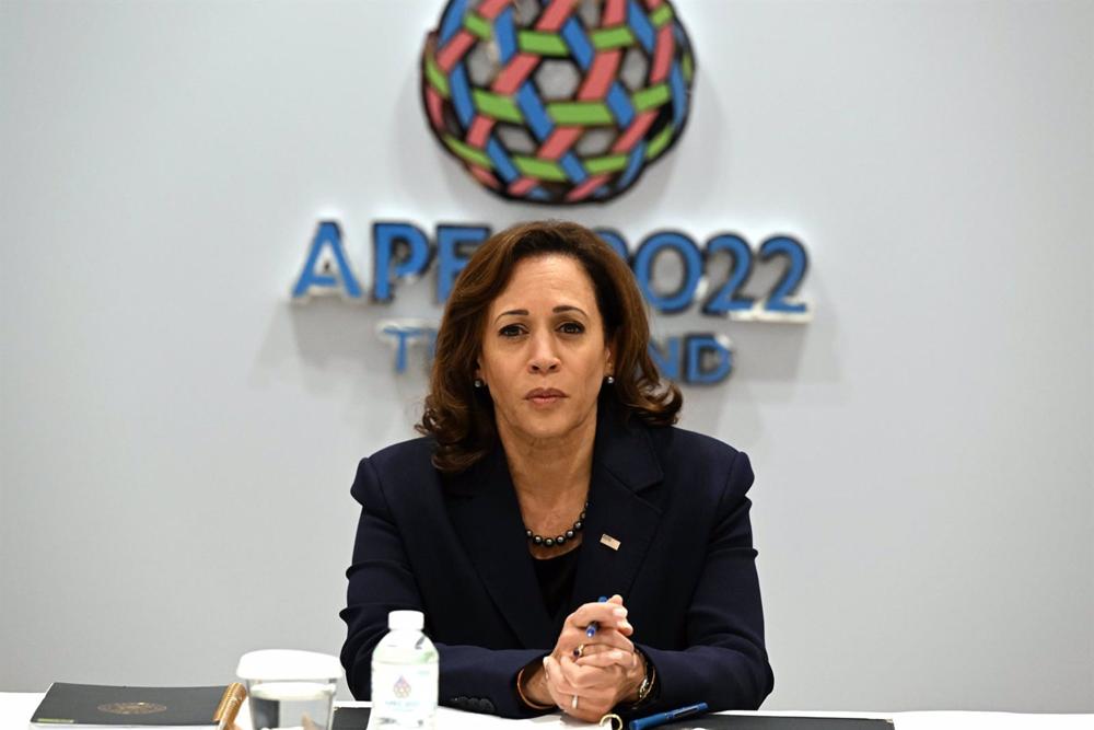 La vicepresidenta de Estados Unidos, Kamala Harris. La