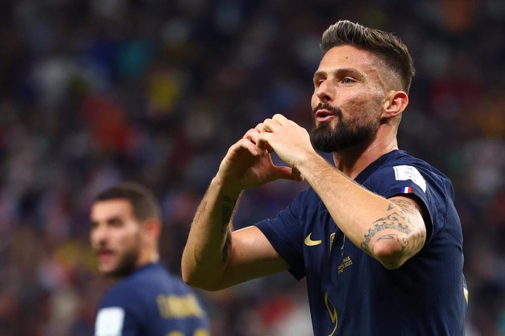 El jugador de la selección de Francia, Olivier Giroud El