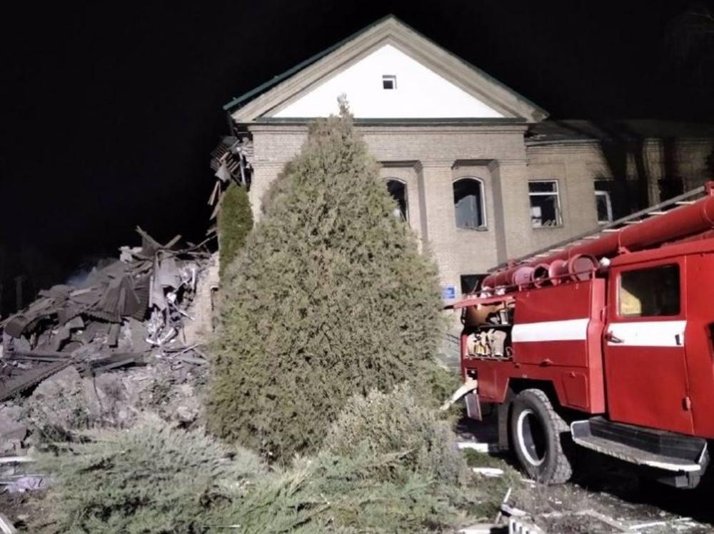 Ataque contra un hospital en Zaporiyia, Ucrania Ataque