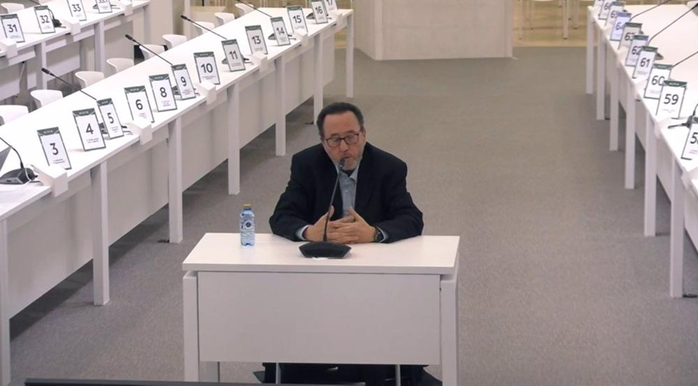 El que fue cargo de seguridad de Adif en el noroeste, Fernando Rebón, en el juicio del Alvia El