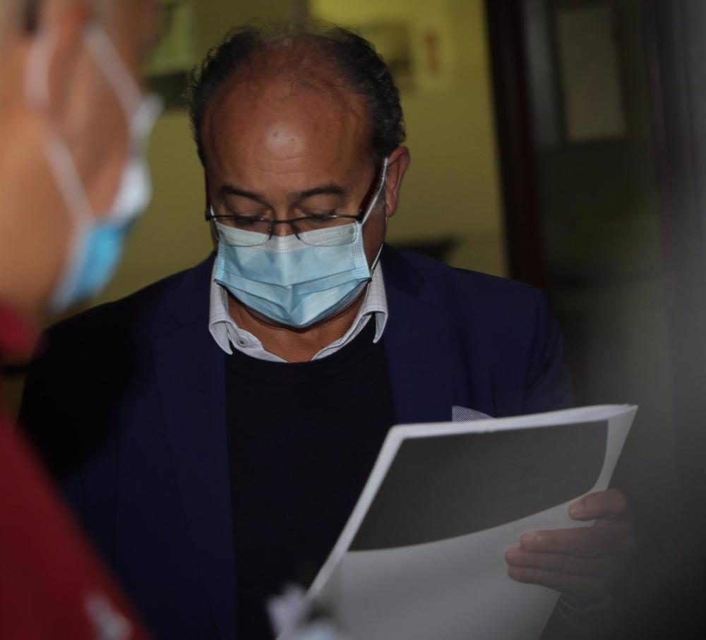 Archivo - El exconsejero Martín Soler en los juzgados de Sevilla antes de una de sus comparecencias Archivo