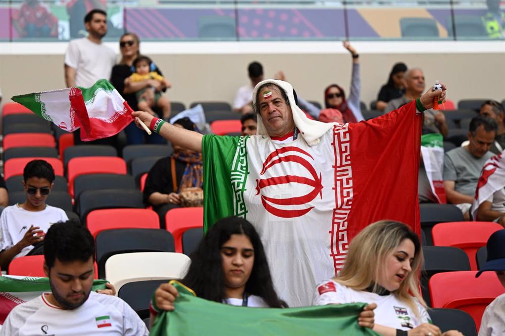 Supporter of the Iranian national team in the Qatar World Cup Supporter