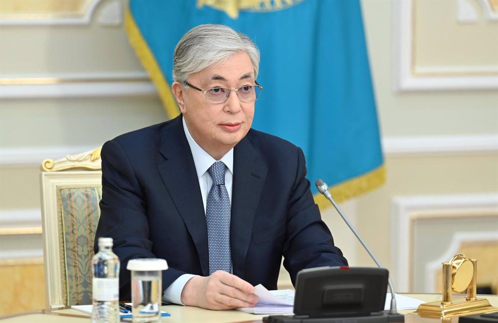 Archivo - El presidente de Kazajistán, Kasim Jomart Tokayev Archivo