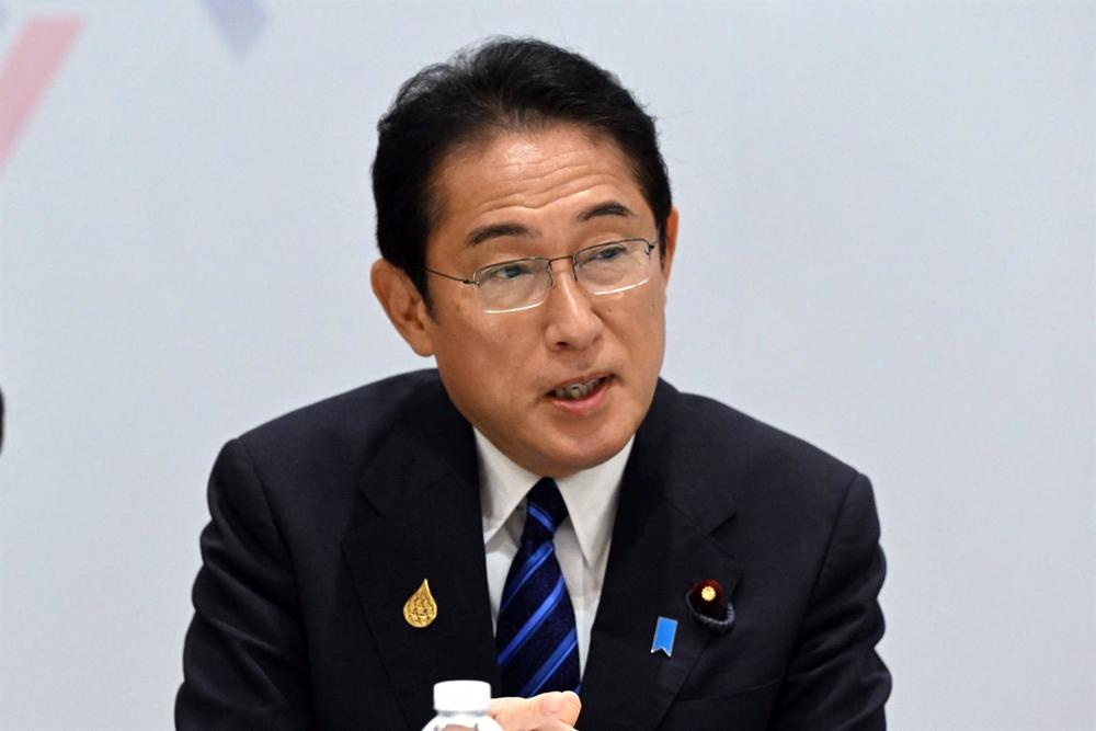 Primeiro-ministro japonês Fumio Kishida Primeiro-ministro