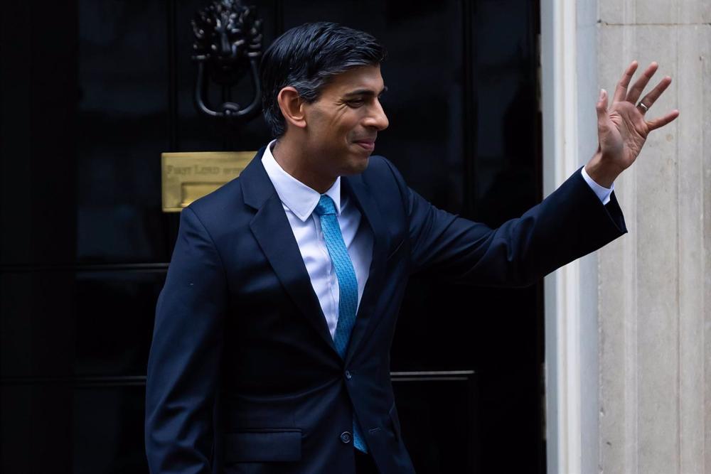 Il primo ministro britannico Rishi Sunak, Londra. Il