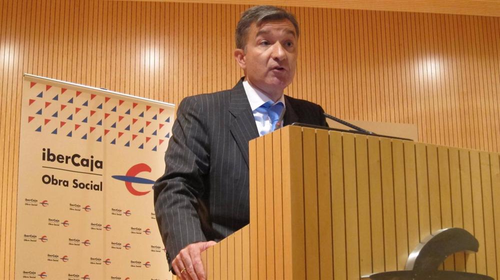 Archivo - El consejero delegado de Ibercaja, Víctor Iglesias Archivo
