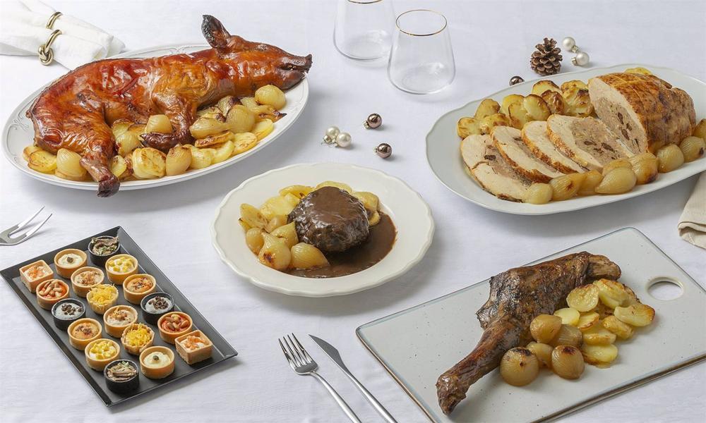 Archivo - Platos navideños de Mercadona. Archivo