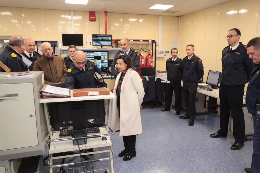 La ministra de Defensa, margarita Robles, visita la Estación de Radio Transmisora de la Armada en Santorcaz (Madrid) La