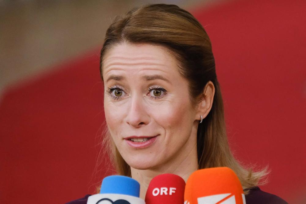 Arquivo - Kaja Kallas, Primeira-Ministra da Estónia Arquivo
