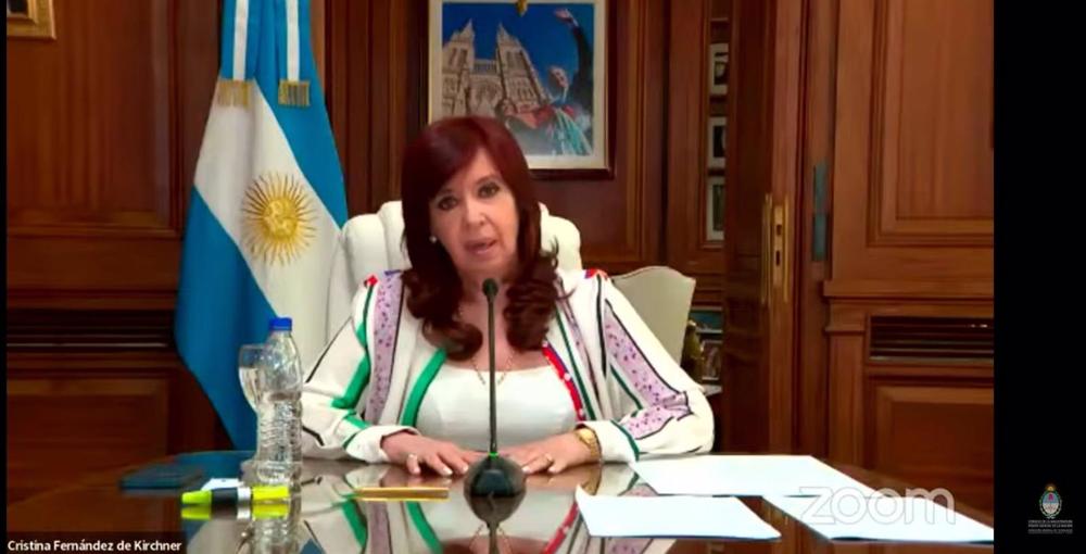 Cristina Fernandez, vice president of Argentina, appears in court Cristina