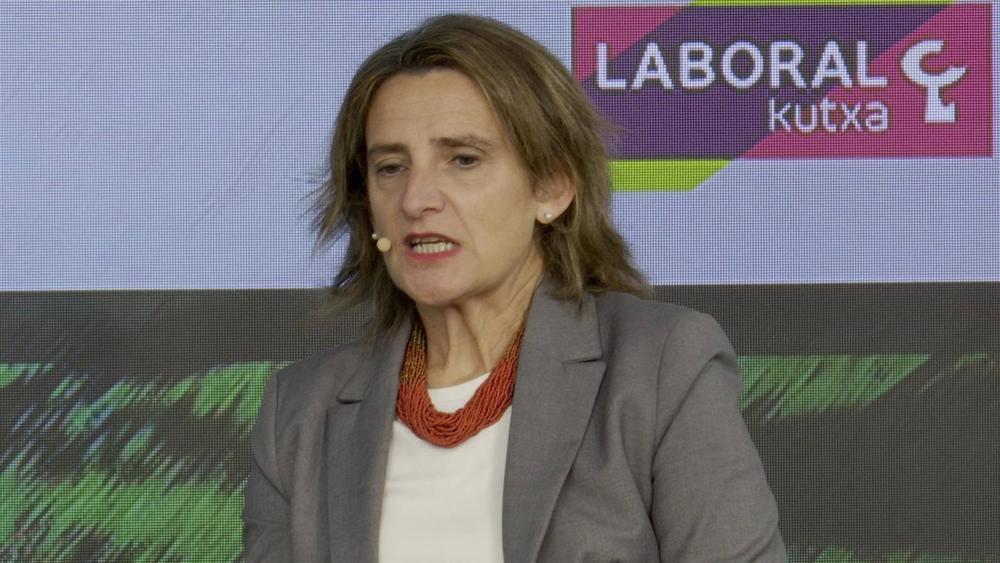 La vicepresidenta Tercera del Gobierno y Ministra para la Transición Ecológica y el Reto Demográfico, Teresa Ribera La