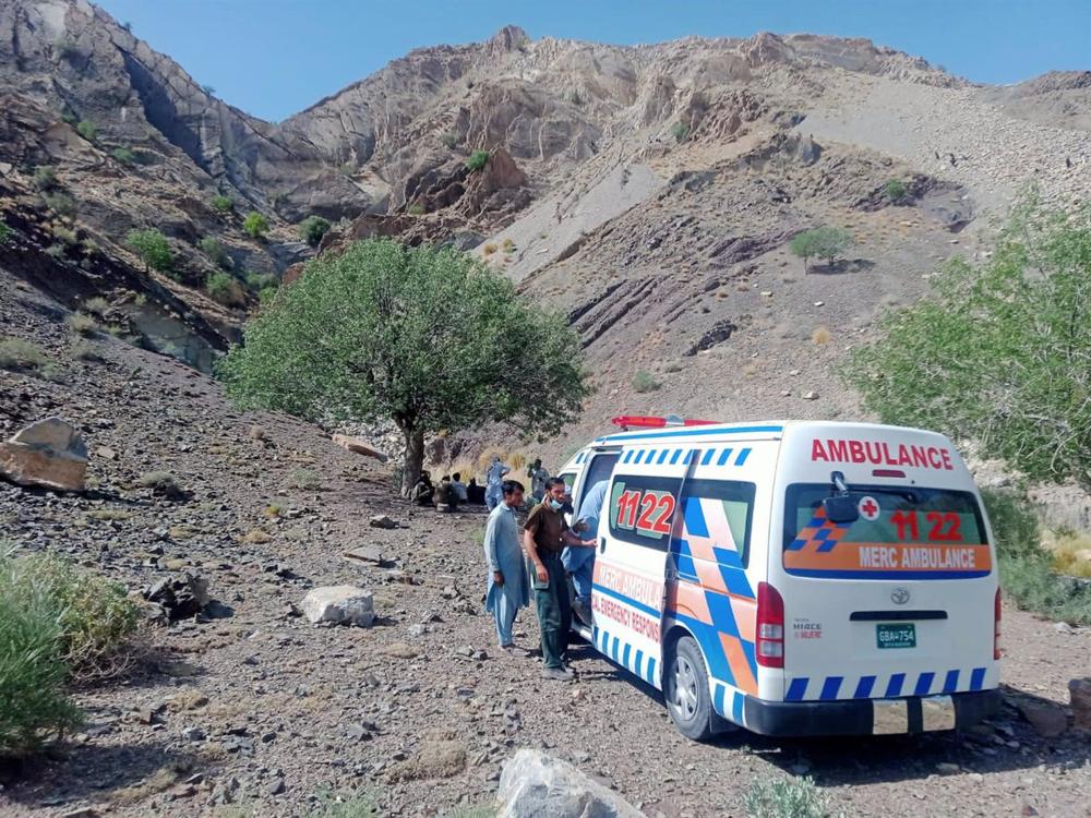 File - File image of an ambulance in Balochistan, Pakistan. File