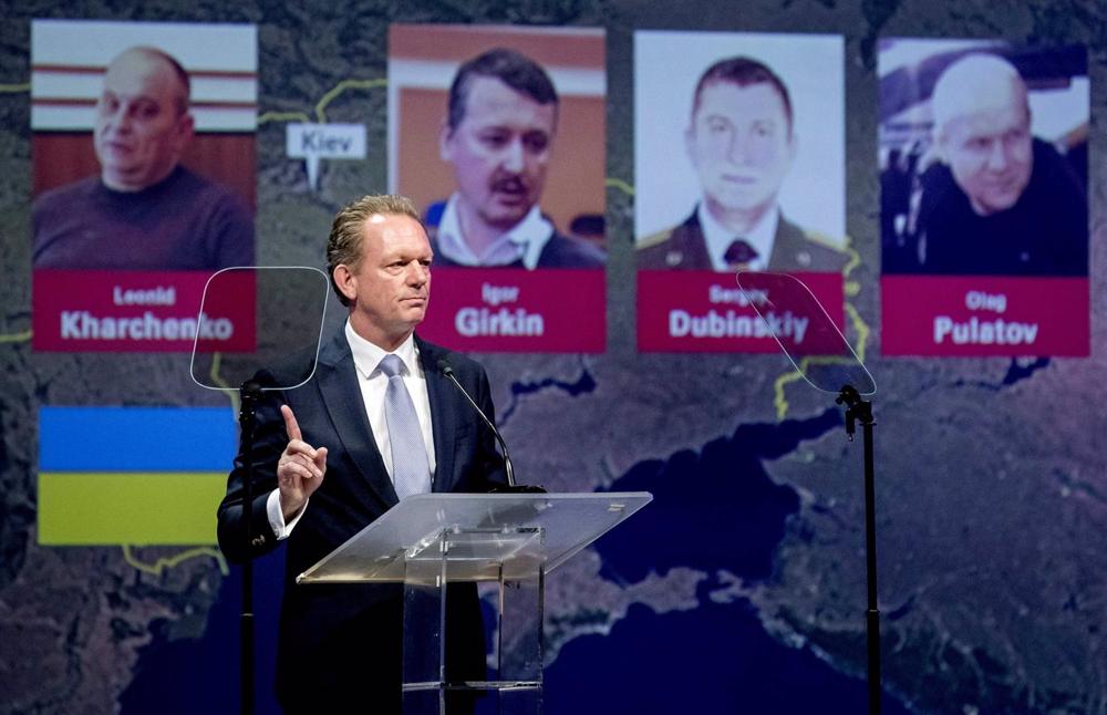 Arquivo - Conferência de imprensa sobre a apresentação das conclusões da investigação sobre a tragédia do MH17. Arquivo