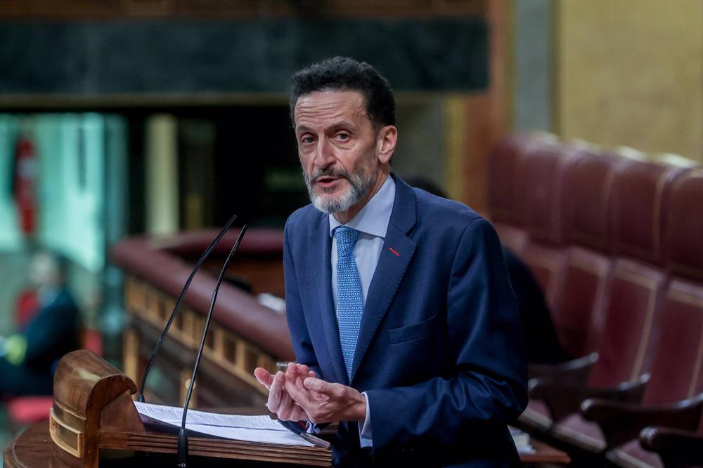 El vicesecretario general de Ciudadanos y portavoz en el Congreso, Edmundo Bal, en una sesión plenaria en el Congreso de los Diputados, a 29 de noviembre de 2022, en Madrid (España). El