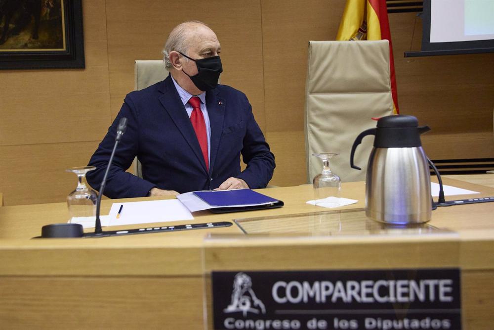 Archivo - El exministro del Interior Jorge Fernández Díaz en la comisión de investigación de la operación ‘Kitchen’ del Congreso de los Diputados. Archivo