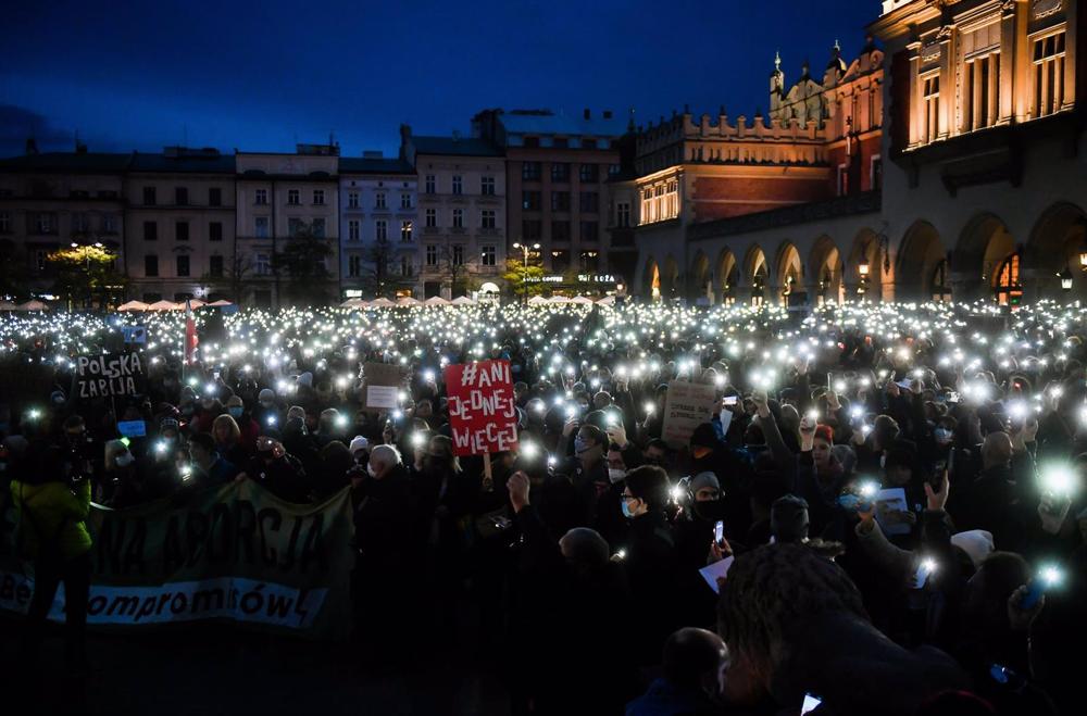 Archive - Protest against abortion restrictions in Krakow (Poland) Archive