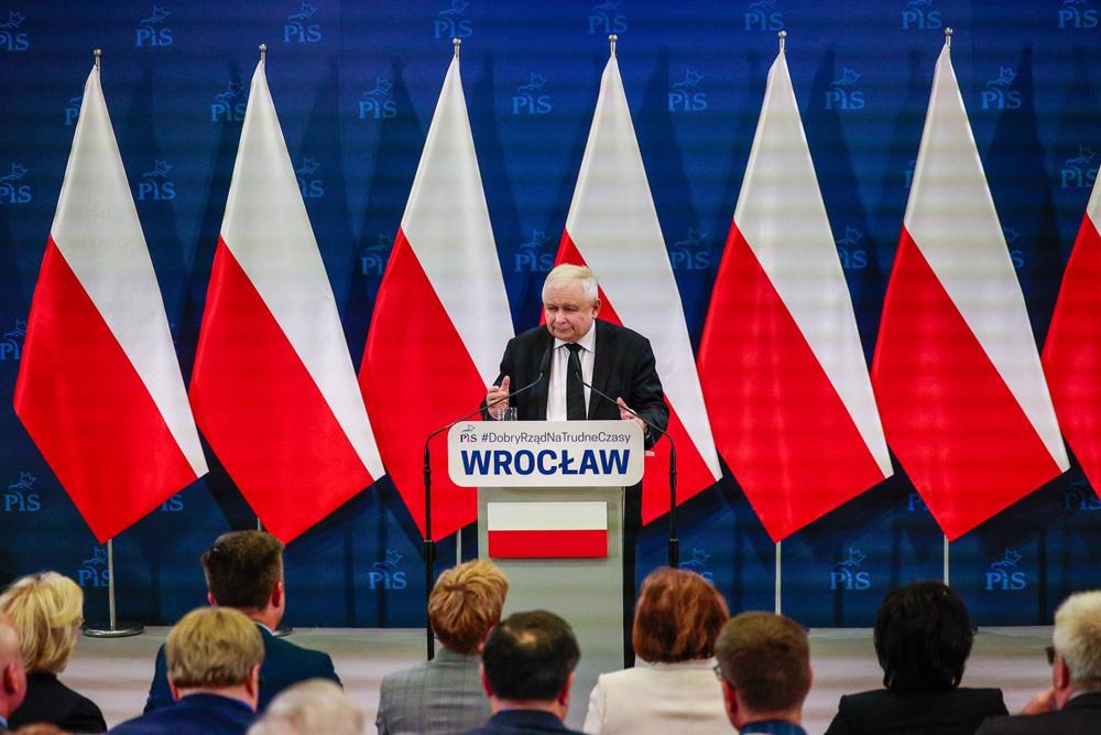 Archivio - Il leader del partito di governo Diritto e Giustizia (PiS) Jaroslaw Kaczynski Archivio