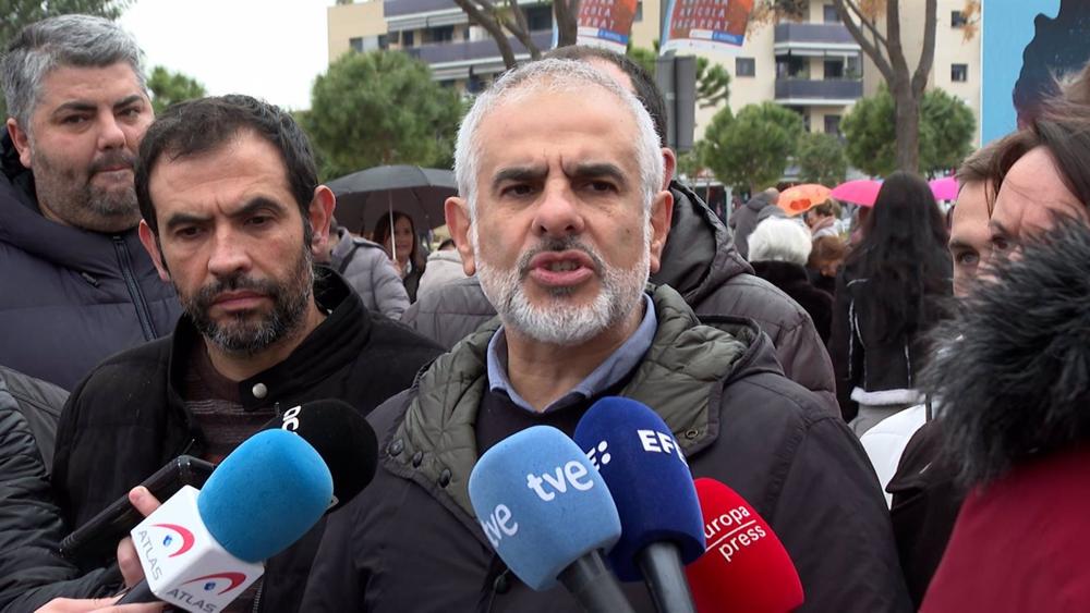 El líder de Cs en Catalunya, Carlos Carrizosa, este domingo El