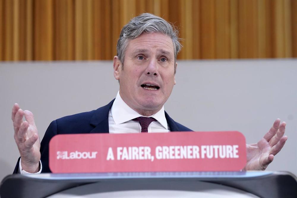 O líder trabalhista britânico Keir Starmer. O