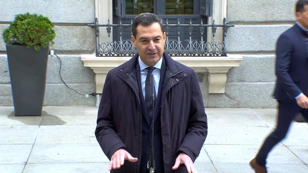 El presidente de la Junta, Juanma Moreno. El