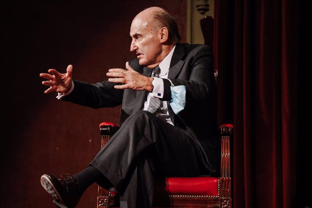 Archivo - Roca durante un acto de febrero en Madrid Archivo