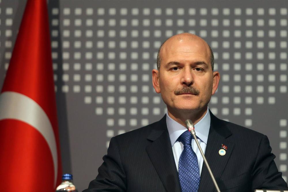 Archivo - El ministro del Interior turco, Suleyman Soylu Archivo