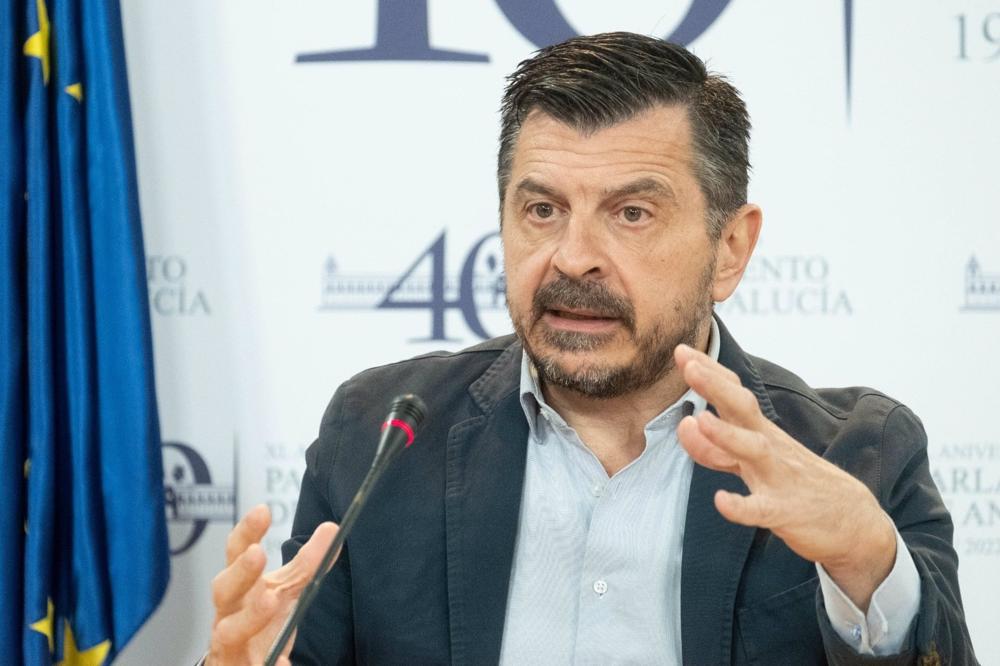 Toni Martín, este miércoles en rueda de prensa Toni