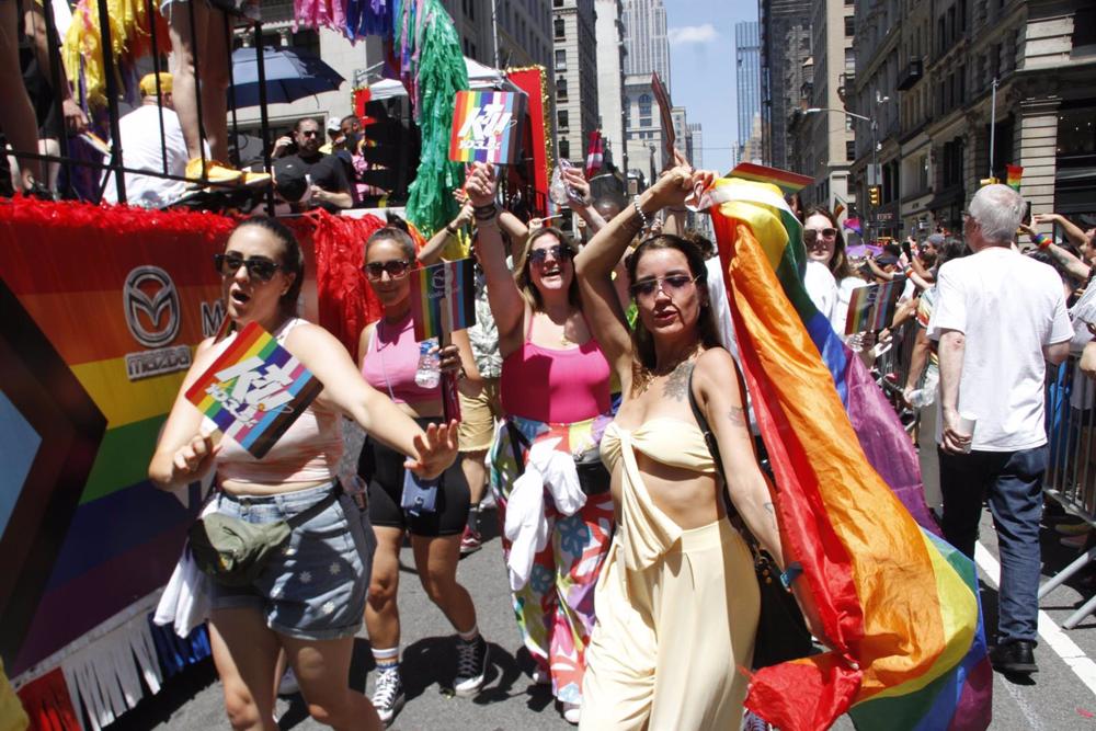 Archivio - Immagine dalla parata del Pride a New York City Archivio