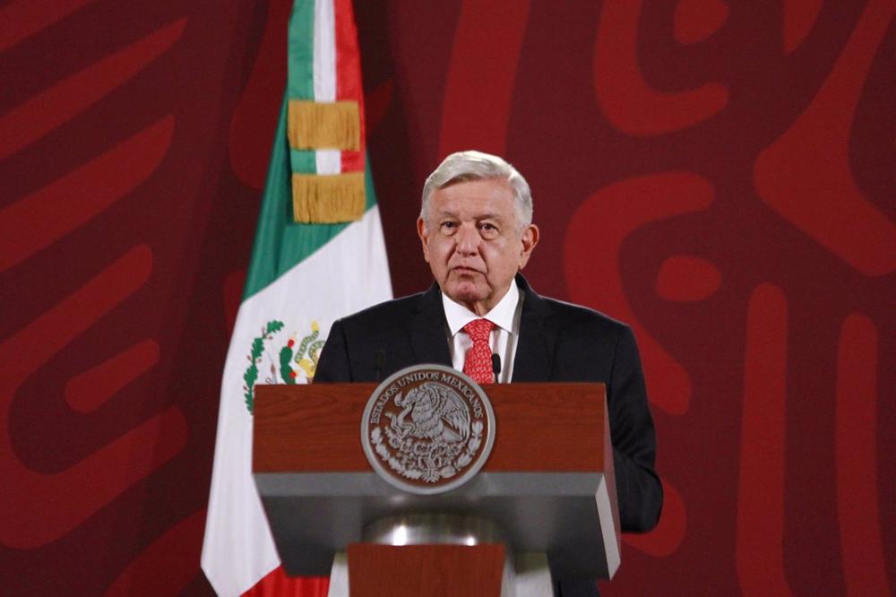 Il presidente messicano Andrés Manuel López Obrador. Il