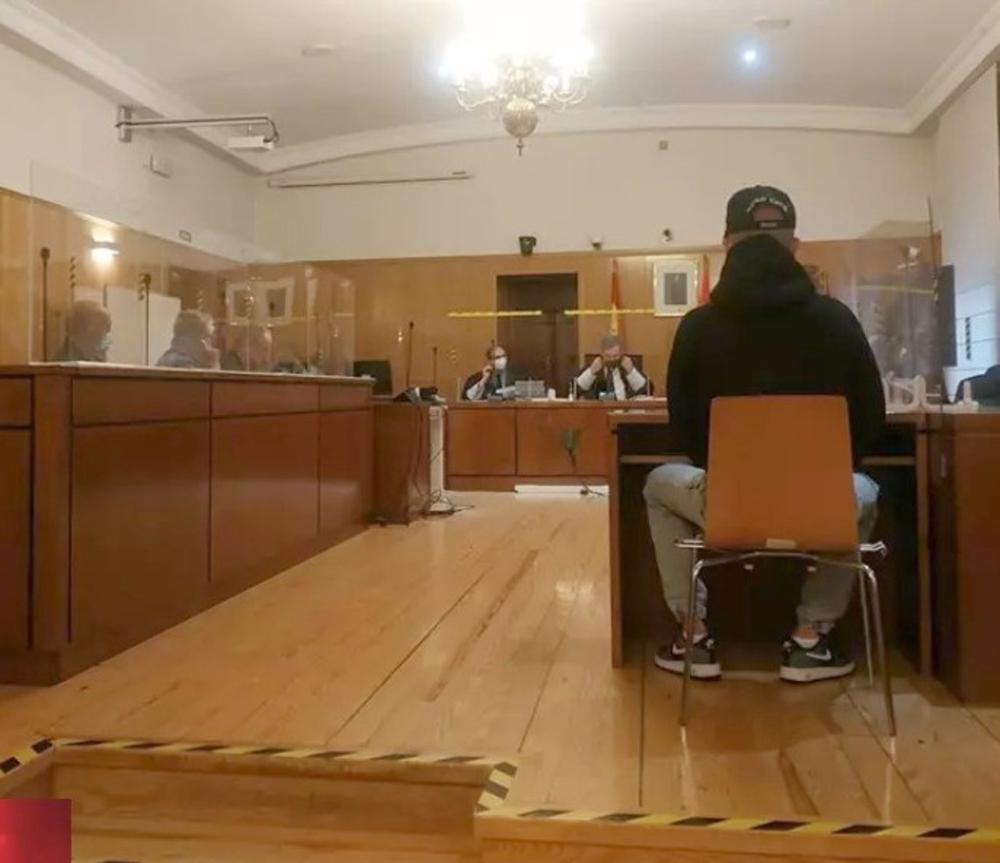 El 'Pipi', durante su declaración en la Audiencia de Valladolid. El