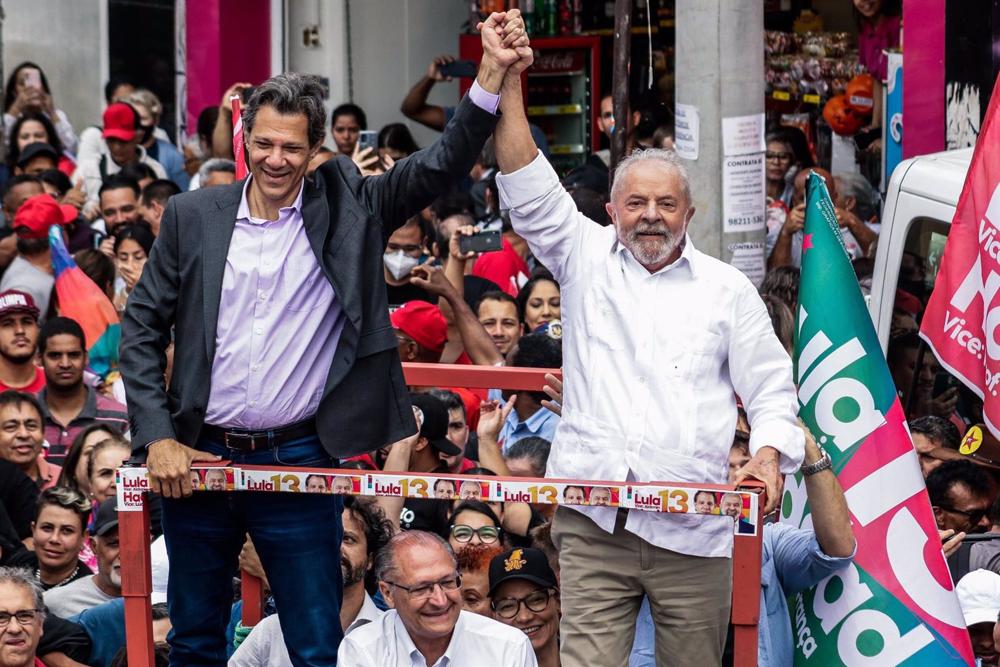 Archivio - Fernando Haddad e Lula da Silva. Archivio