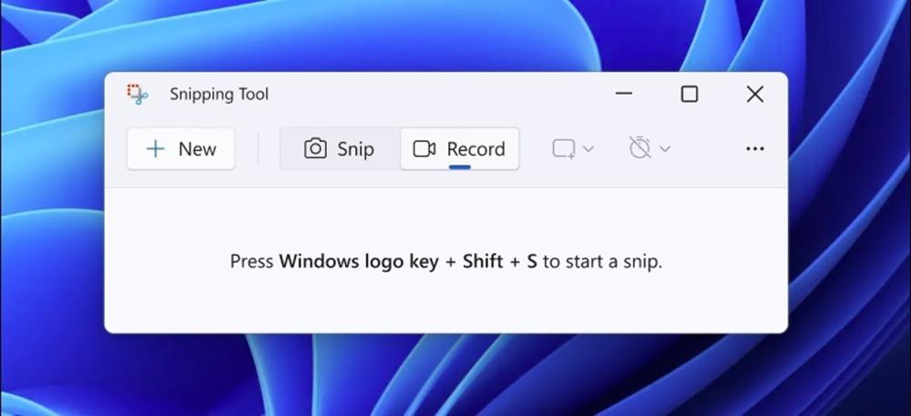 Herramienta Recortes para Windows 11 con grabadora de pantalla Herramienta