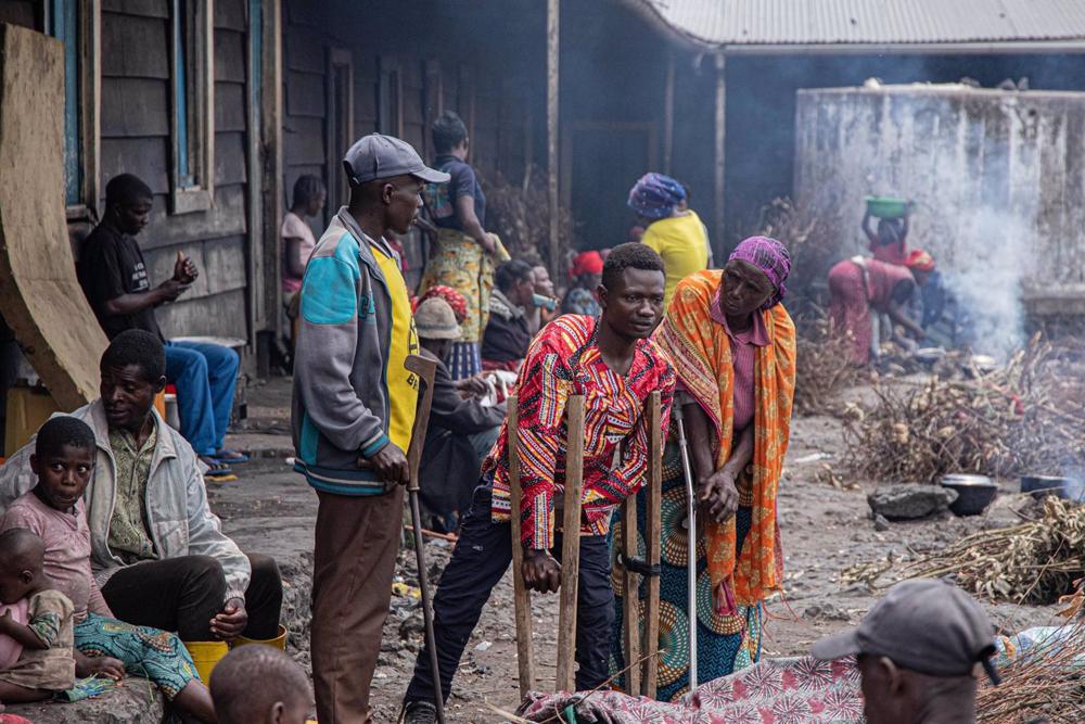 Déplacés à Goma par le conflit au Nord-Kivu Déplacés