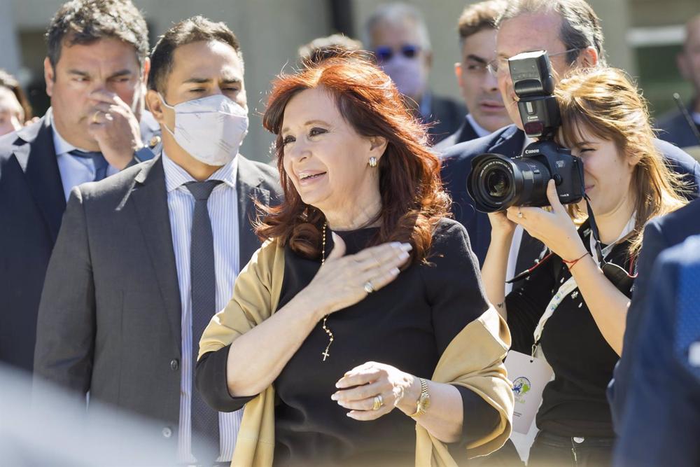 A Vice-Presidente da Argentina, Cristina Fernández. A