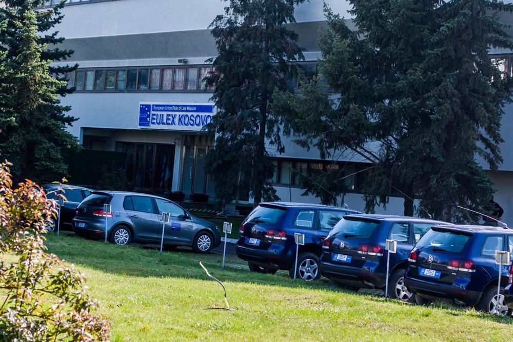 Image d'archive du quartier général d'EULEX au Kosovo. Image