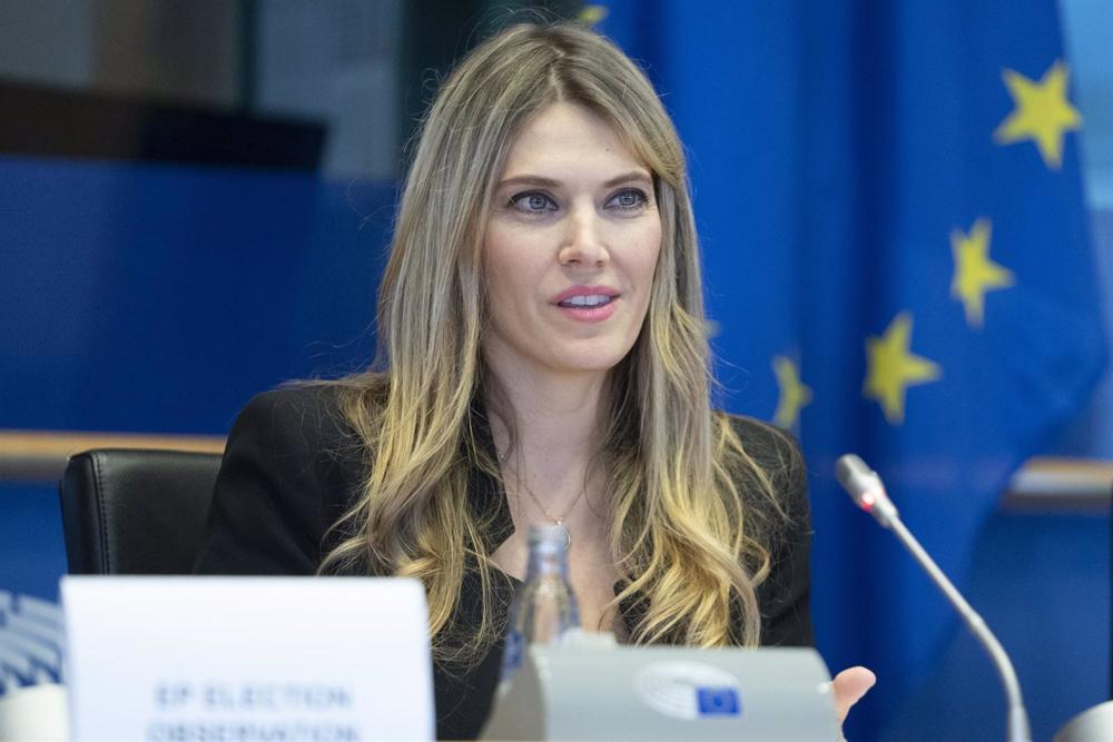 Vice-présidente du Parlement européen Eva Kaili, 7 décembre 2022. Vice-présidente
