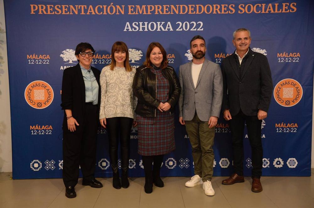 La Fundación Ashoka España presenta a los cinco nuevos emprendedores sociales que se incorporan a su red de España y Portugal, en Málaga La
