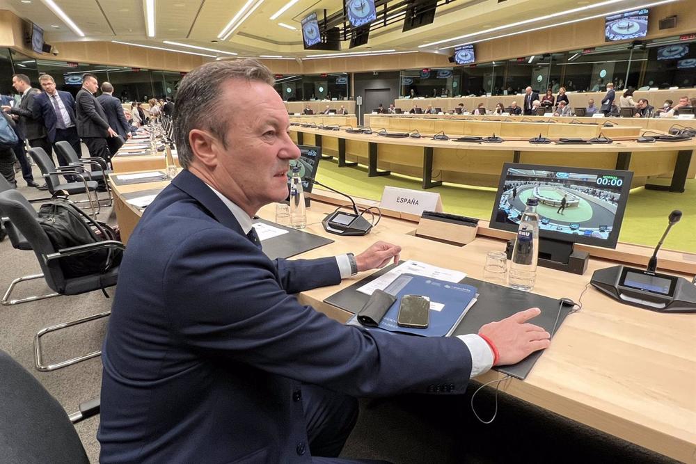 El titular de Pesca de Cantabria, Guillermo Blanco. El