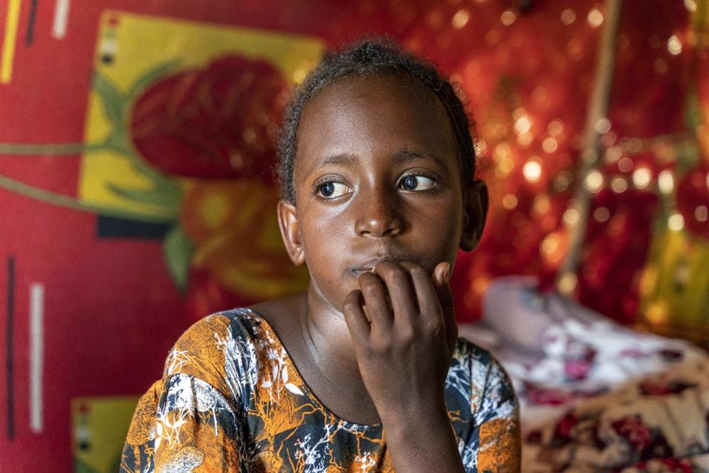Arquivo - Menina deslocada de Tigray Arquivo